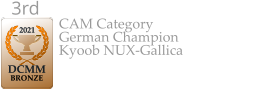 2021  DCMM  BRONZE 3rd  CAM Category German Champion Kyoob NUX-Gallica