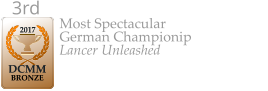 2017  DCMM  BRONZE 3rd  Most Spectacular German Championip Lancer Unleashed